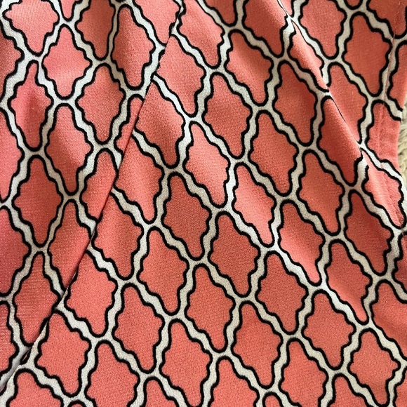 Dana Buchman Coral Patterned Sleeveless Blouse Dressy Women’s size XL - Picture 12 of 15